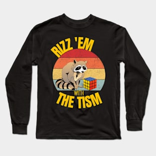 Rizz 'Em With The Tism Classic Shirt For Kids Long Sleeve T-Shirt